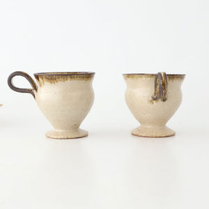 Kosendo Demi Cup White Tag | Shigaraki Ware