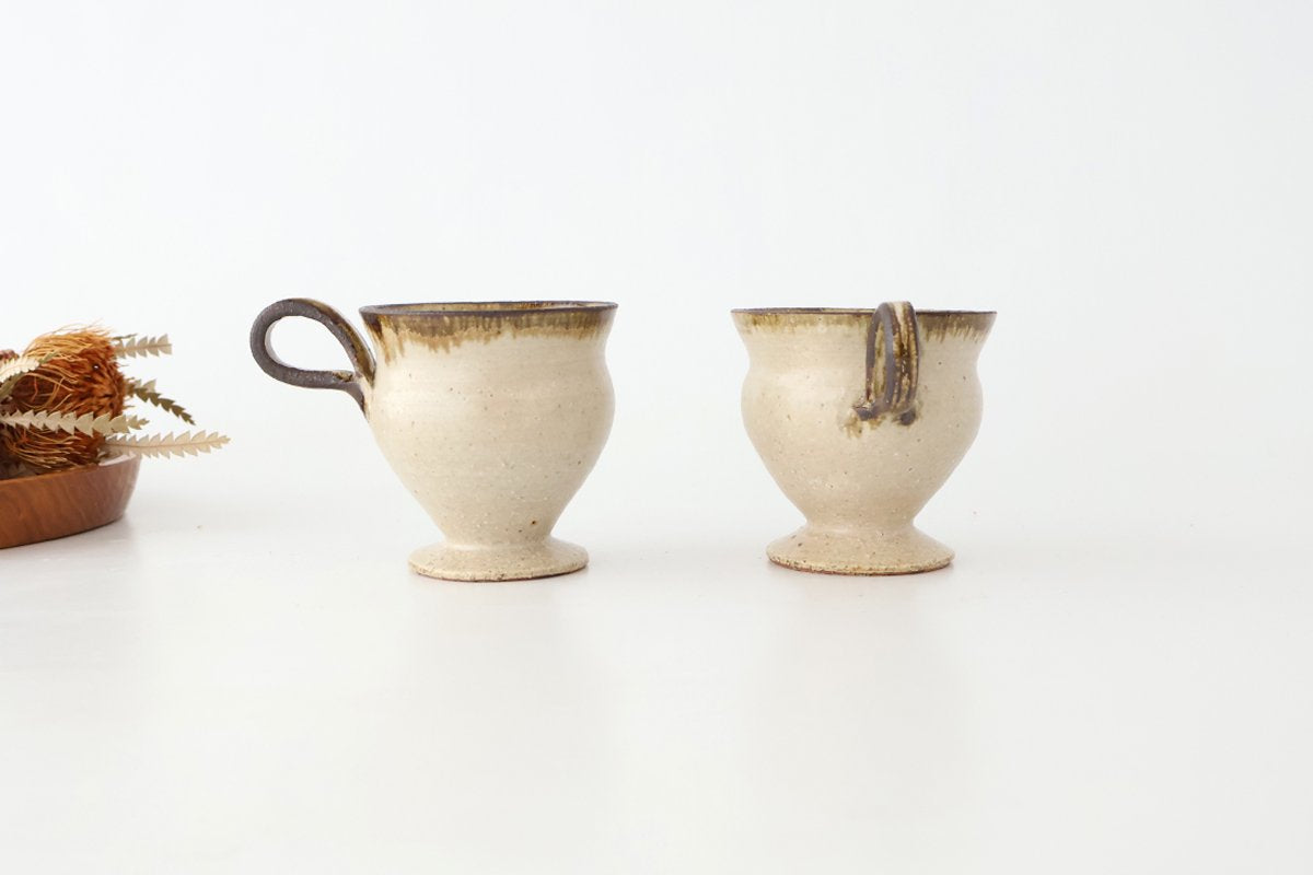 Kosendo Demi Cup White Tag | Shigaraki Ware