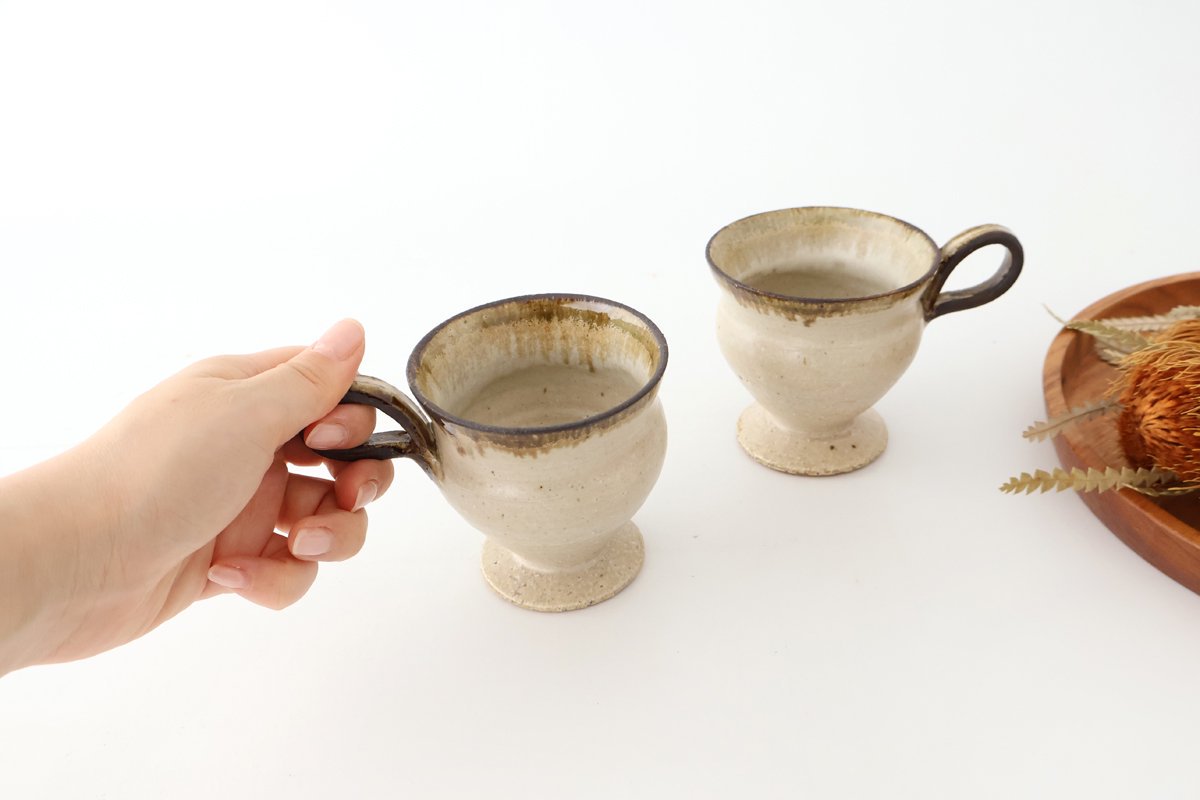 Kosendo Demi Cup White Tag | Shigaraki Ware