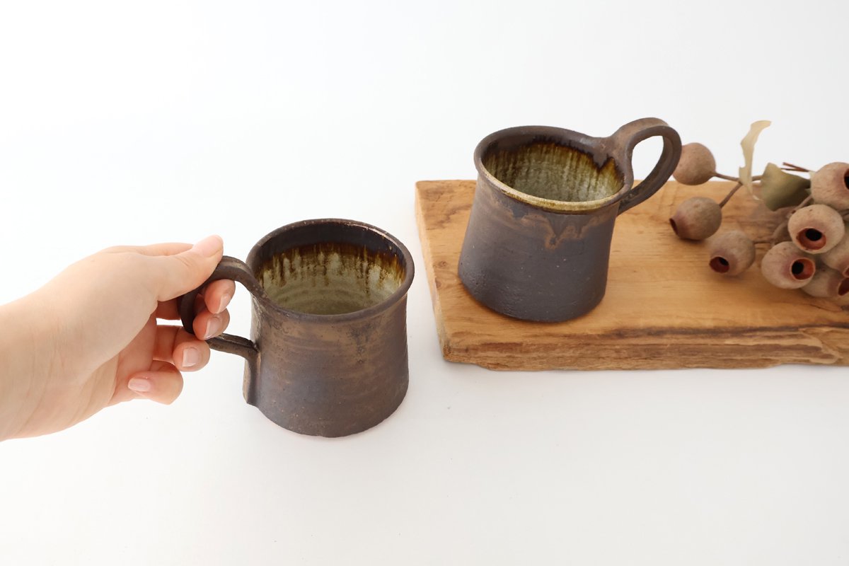 Kosendo Mug Brown Tag | Shigaraki Ware