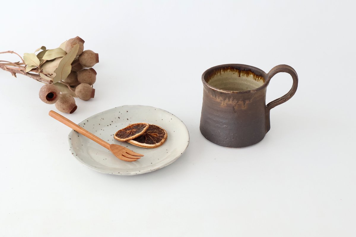 Kosendo Mug Brown Tag | Shigaraki Ware