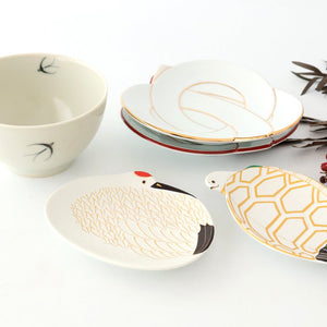 Serving Plate Knot Gold｜Arita Ware