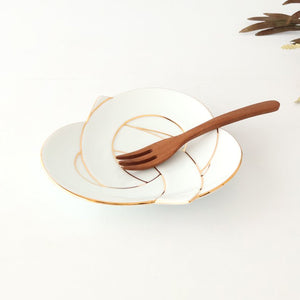 Serving Plate Knot Gold｜Arita Ware