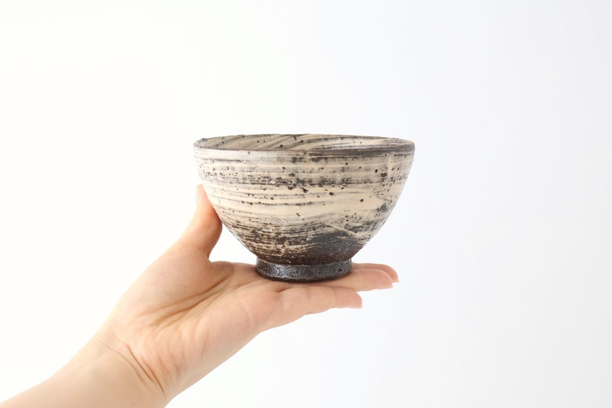 Rice Bowl White Storm | Shigaraki Ware