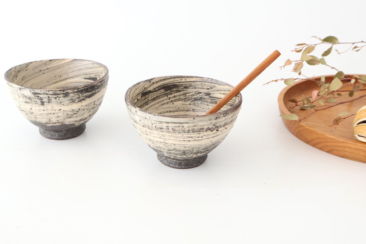 Rice Bowl White Storm | Shigaraki Ware