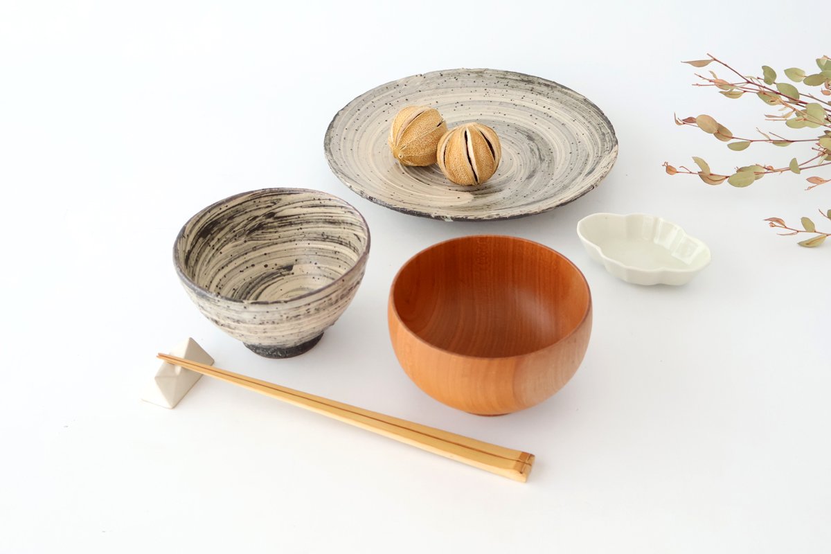 Rice Bowl White Storm | Shigaraki Ware