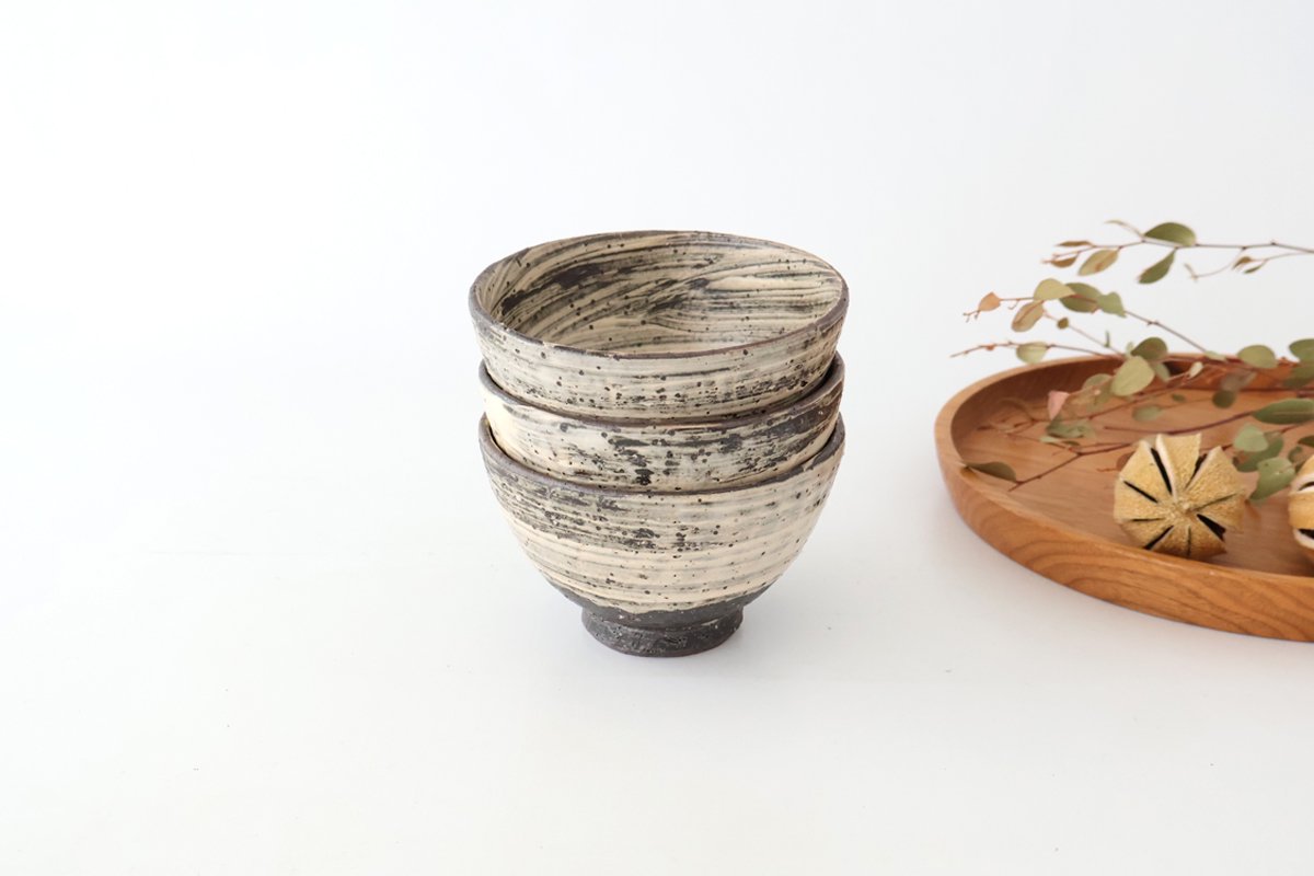 Rice Bowl White Storm | Shigaraki Ware