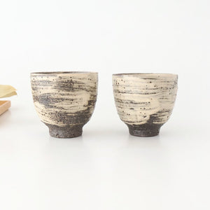 Japanese Cup White Storm| Yunomi Shigaraki ware