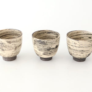 Japanese Cup White Storm| Yunomi Shigaraki ware