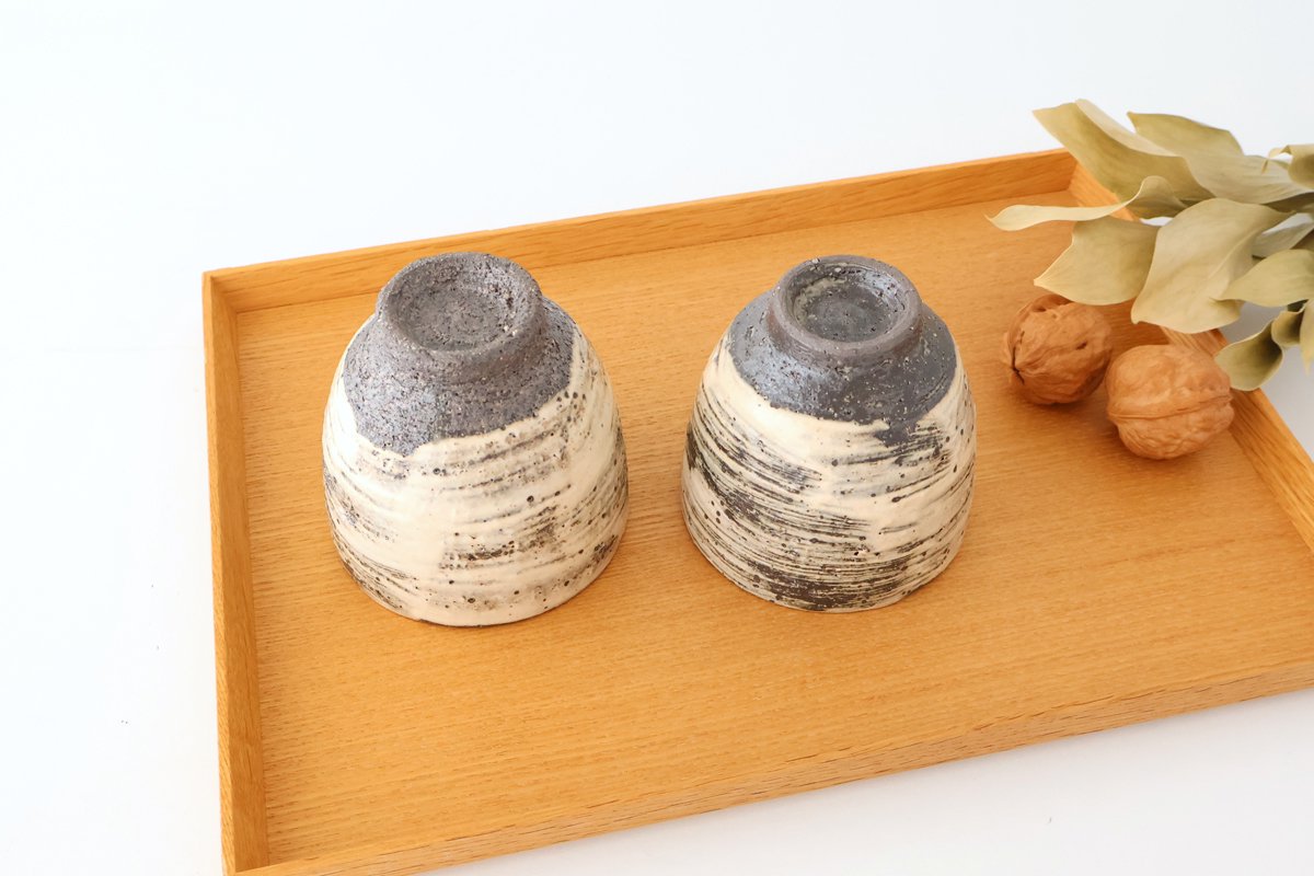 Japanese Cup White Storm| Yunomi Shigaraki ware