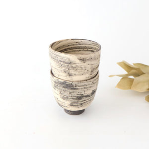 Japanese Cup White Storm| Yunomi Shigaraki ware