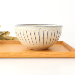 Donburi Bowl White-Carved | Shigaraki Ware