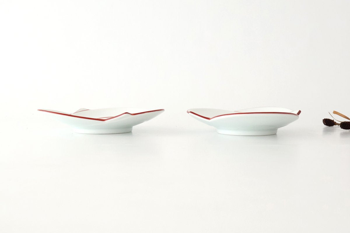 Serving Plate Knot Red｜Arita Ware