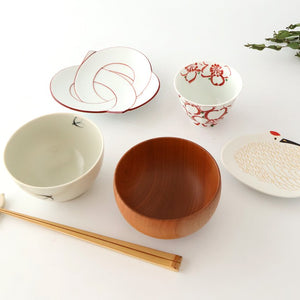 Serving Plate Knot Red｜Arita Ware