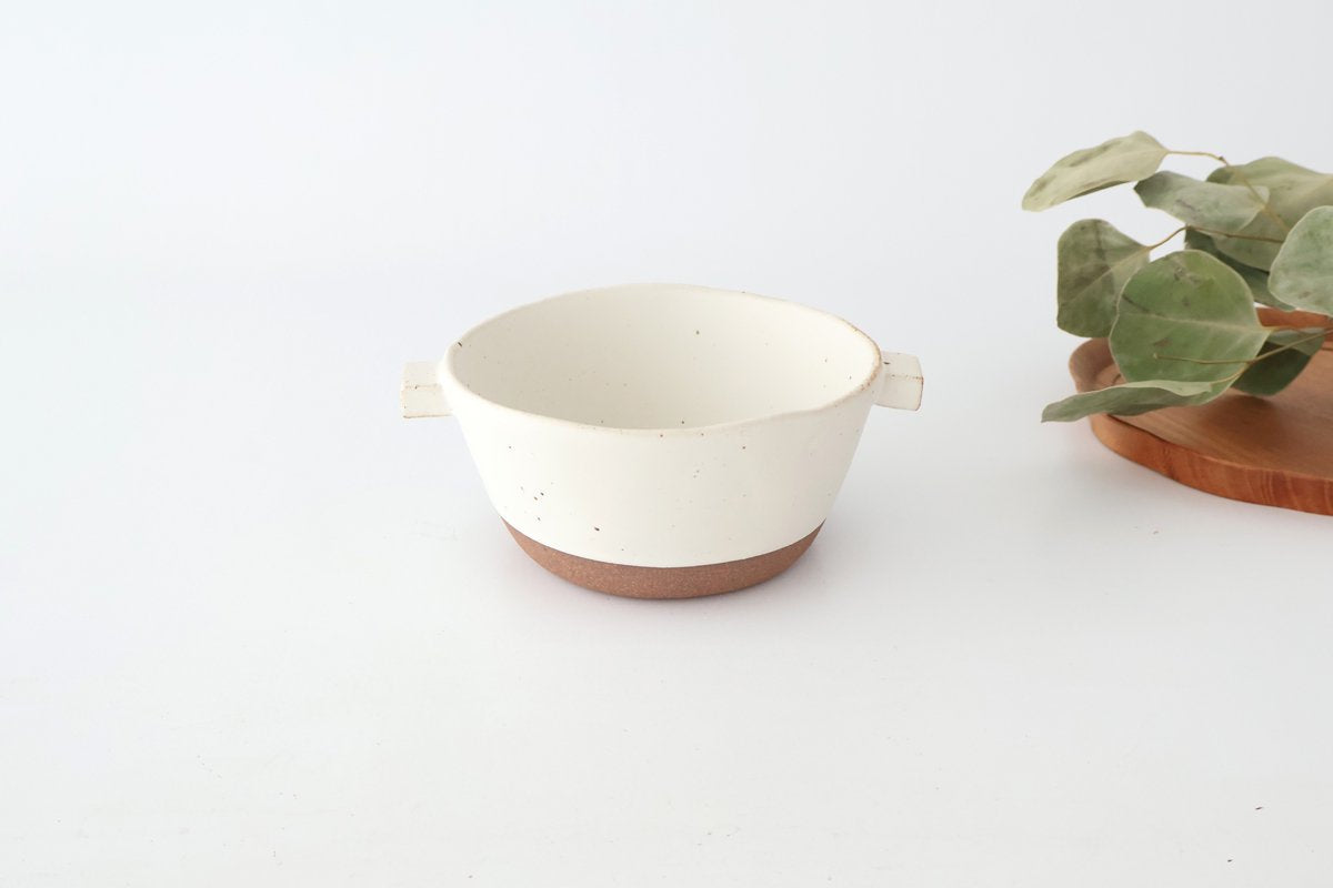 Craft Ishikawa Two Handed Soup Bowl L Okoge | Banko Ware