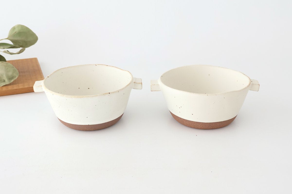 Craft Ishikawa Two Handed Soup Bowl L Okoge | Banko Ware