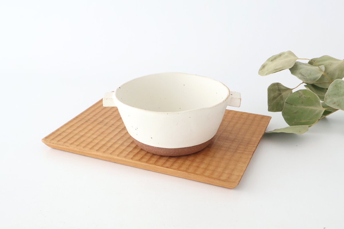 Craft Ishikawa Two Handed Soup Bowl L Okoge | Banko Ware