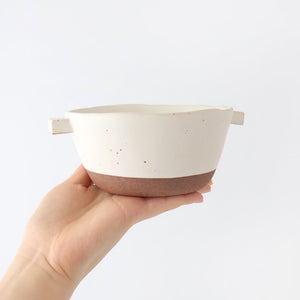 Craft Ishikawa Two Handed Soup Bowl L Okoge | Banko Ware