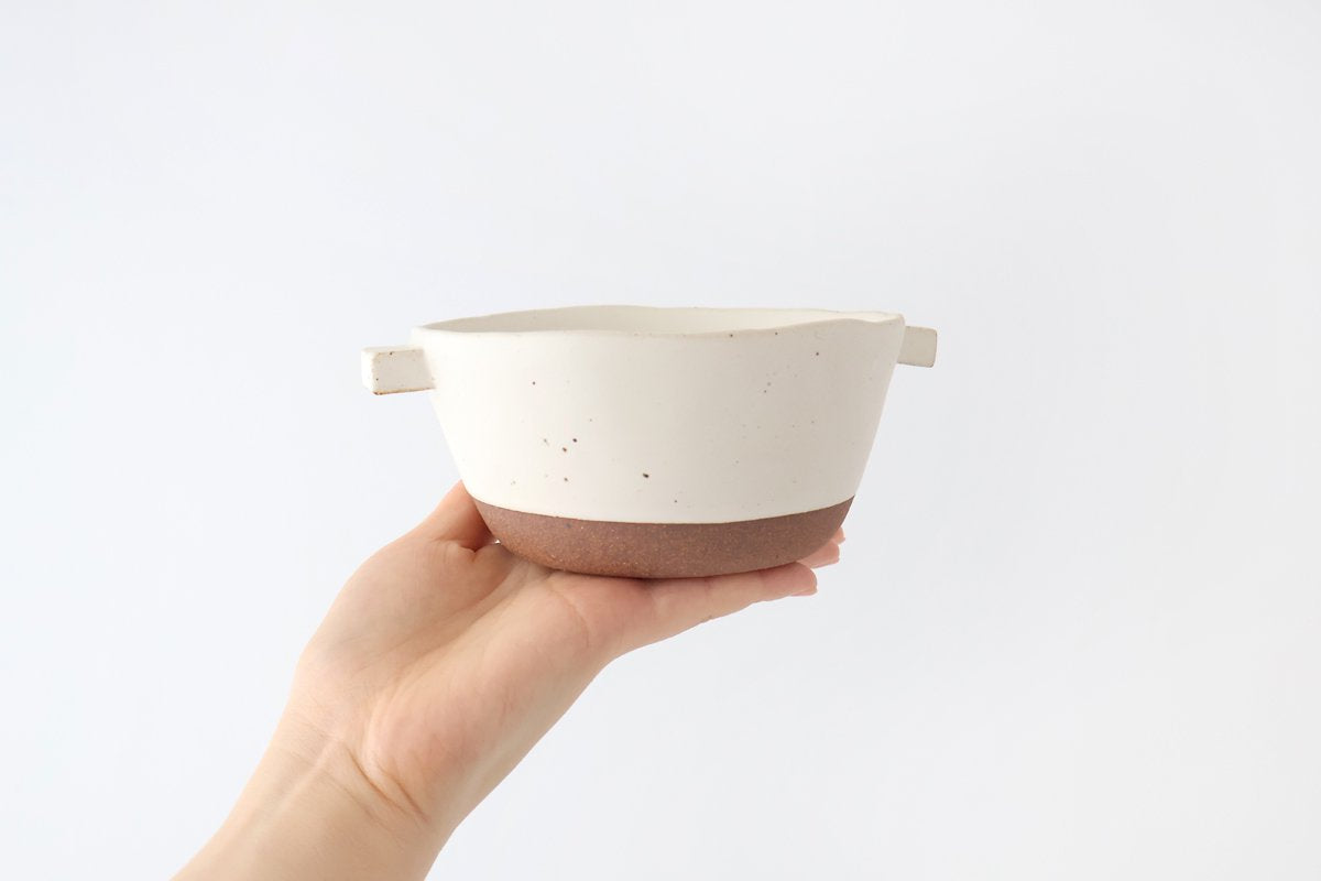 Craft Ishikawa Two Handed Soup Bowl L Okoge | Banko Ware