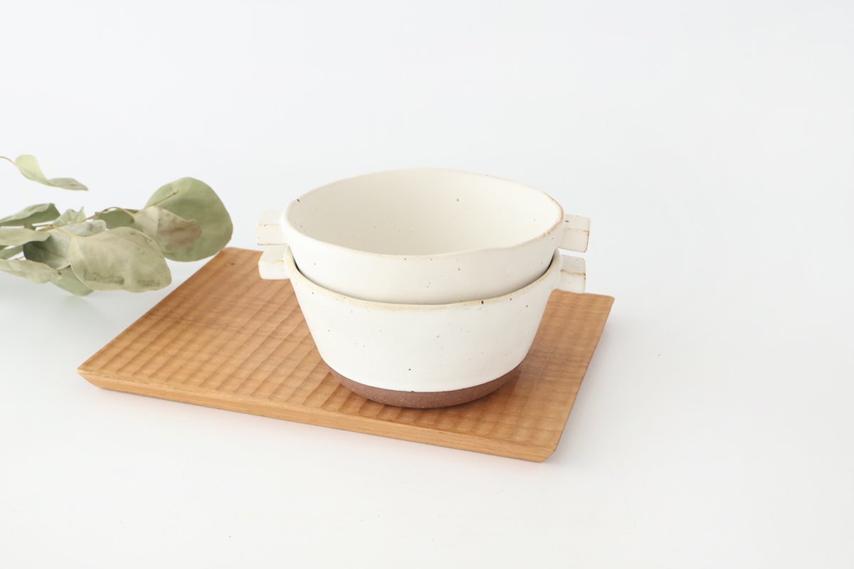 Craft Ishikawa Two Handed Soup Bowl L Okoge | Banko Ware