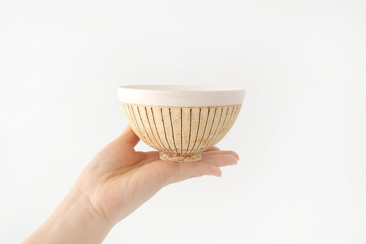 Craft Ishikawa Rice Bowl Sabi L | Banko Ware