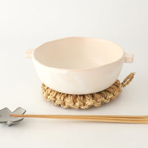 Craft Ishikawa Hand-held Gratin Dish White Heat-resistant L | Banko Ware