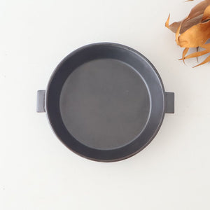 Craft Ishikawa Oven Plate Black Heat-resistant 18cm/7in | Banko Ware