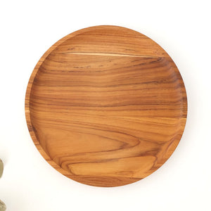 Bread Plate natural wood  L