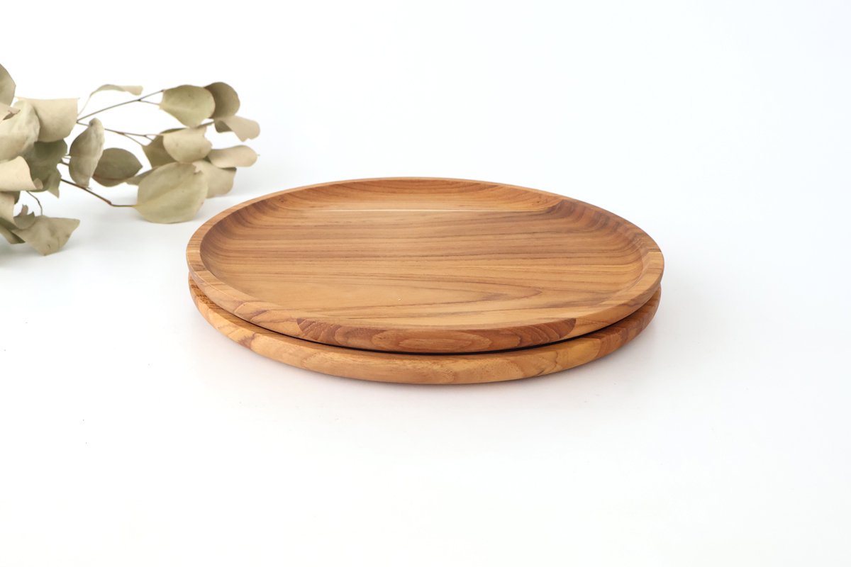 Bread Plate natural wood  L