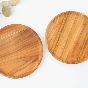 Bread Plate natural wood  L