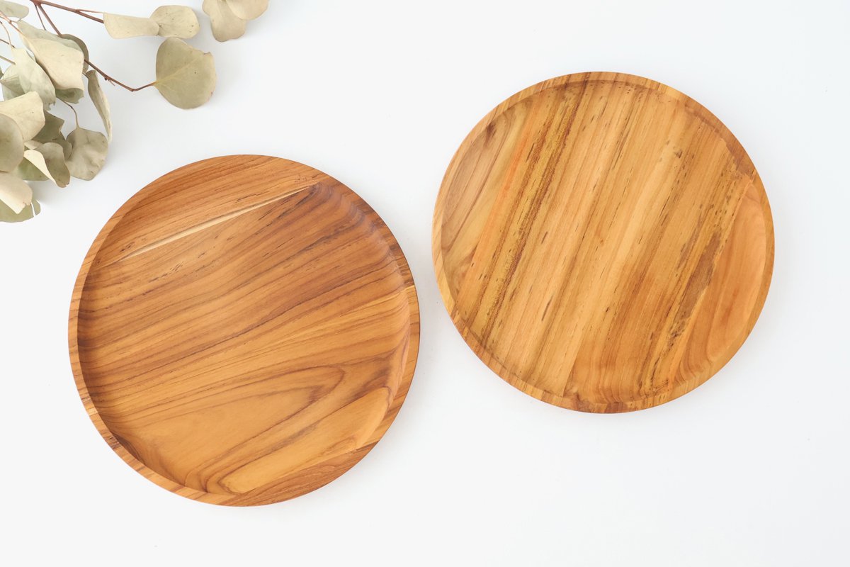 Bread Plate natural wood  L