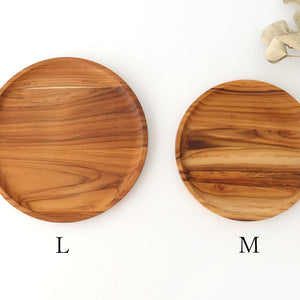 Bread Plate natural wood  L