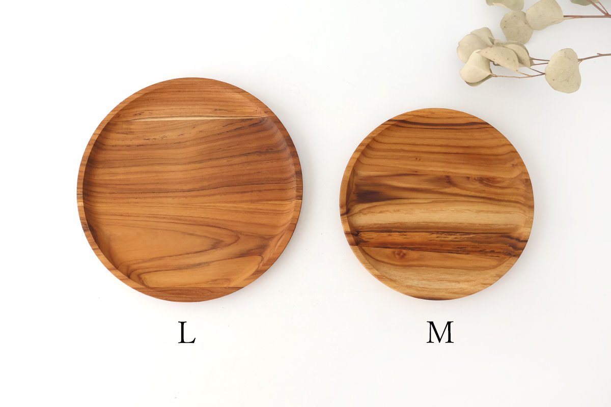 Bread Plate natural wood  L