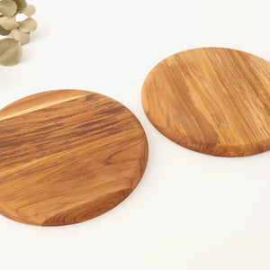 Bread Plate natural wood  L