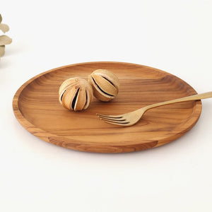 Bread Plate natural wood  L