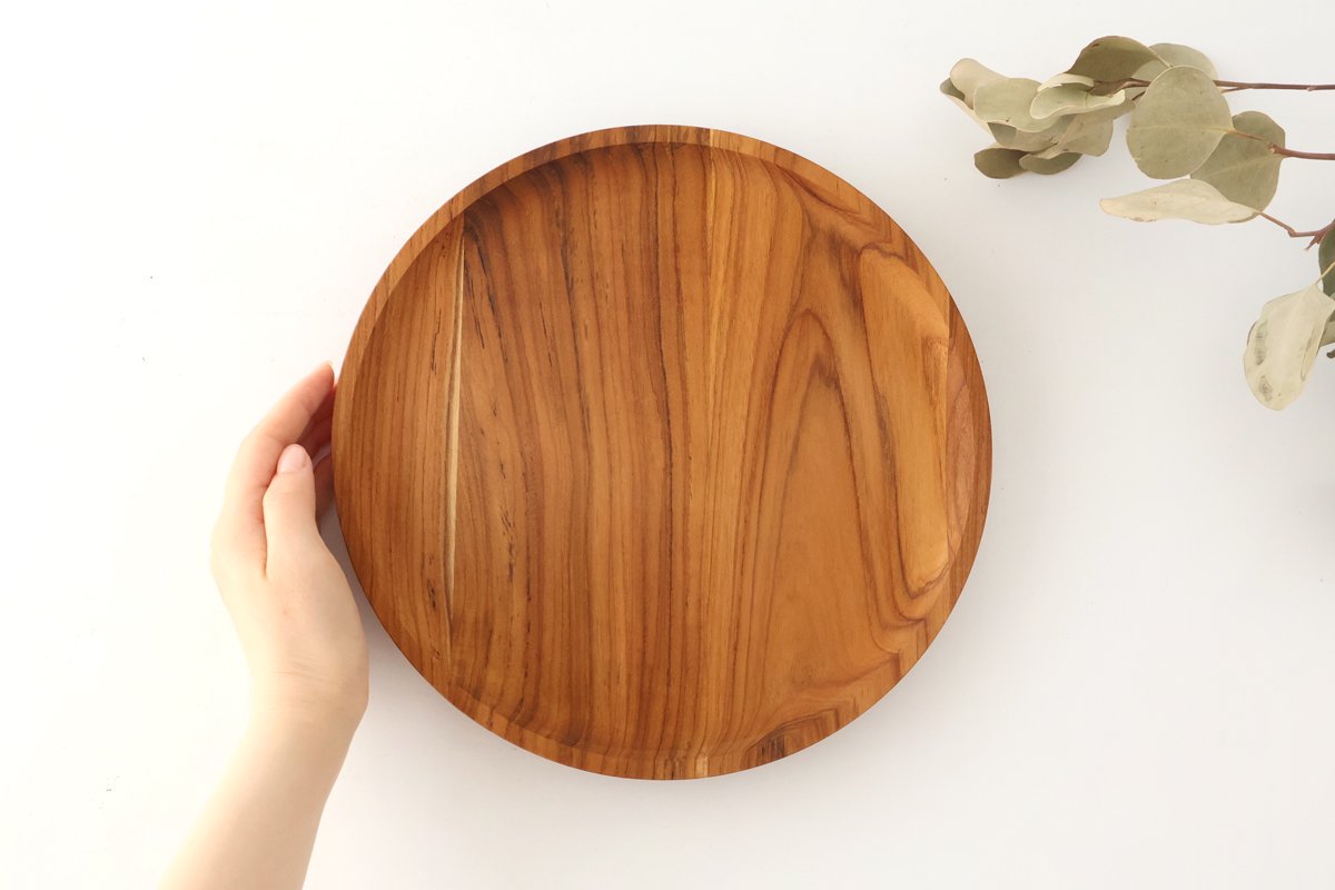 Bread Plate natural wood  L