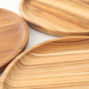 Bread Plate natural wood  M