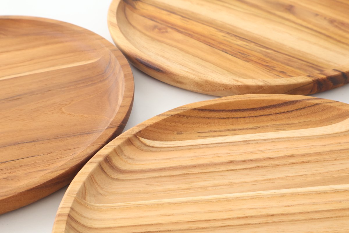 Bread Plate natural wood  M