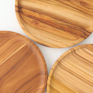 Bread Plate natural wood  M