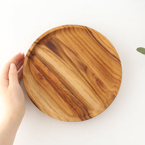 Bread Plate natural wood  M