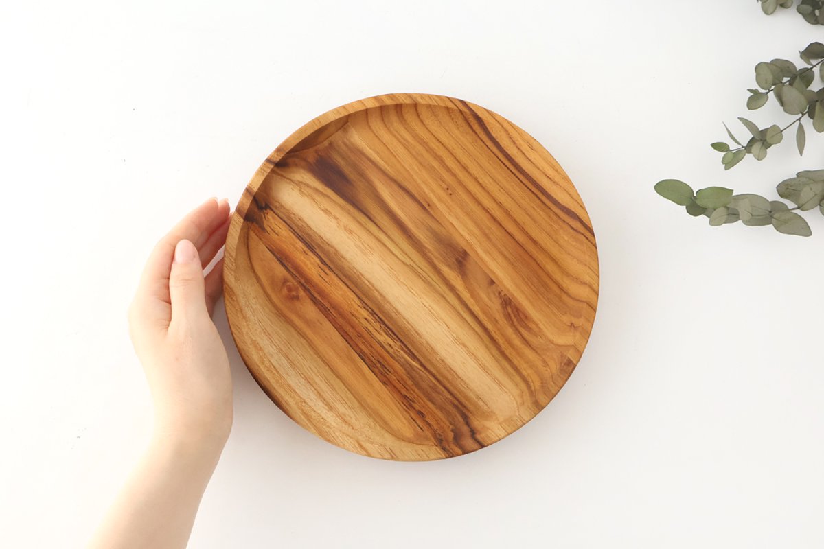 Bread Plate natural wood  M