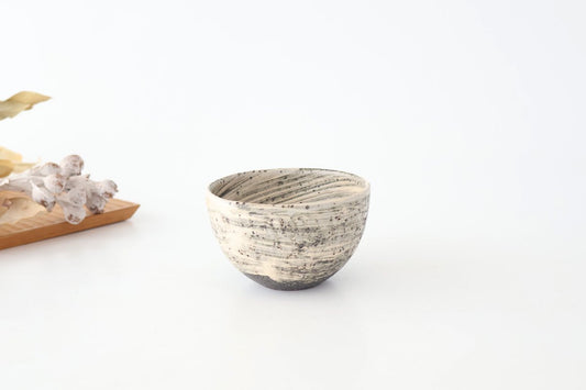 Round Bowl White Storm 9㎝/3.5in | Kobachi Shigaraki Ware