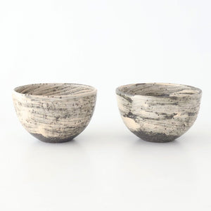 Round Bowl White Storm 9㎝/3.5in | Kobachi Shigaraki Ware