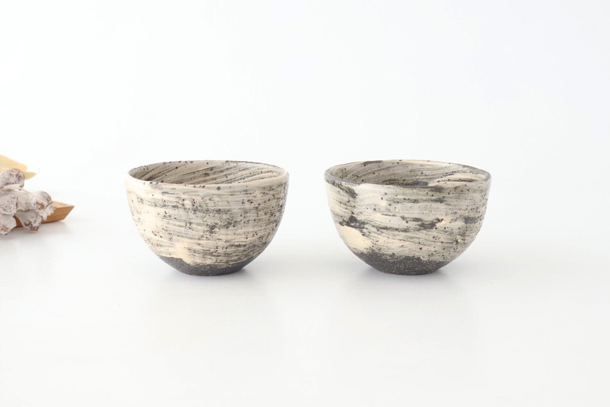 Round Bowl White Storm 9㎝/3.5in | Kobachi Shigaraki Ware