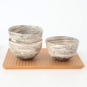 Round Bowl White Storm 9㎝/3.5in | Kobachi Shigaraki Ware