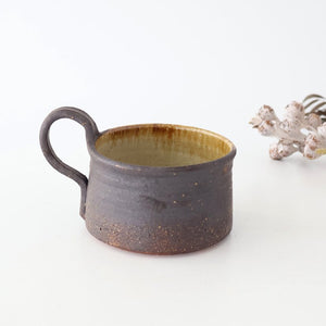 Kosendo Soup Mug Brown Tag | Shigaraki Ware