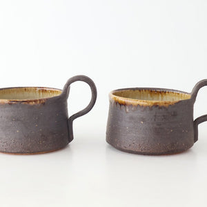 Kosendo Soup Mug Brown Tag | Shigaraki Ware