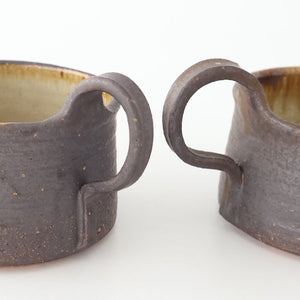 Kosendo Soup Mug Brown Tag | Shigaraki Ware