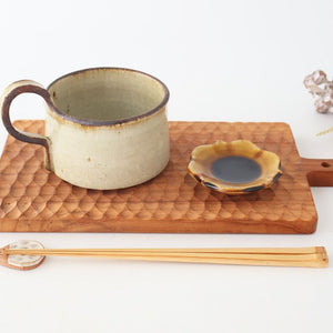 Kosendo Soup Mug White Tag | Shigaraki Ware