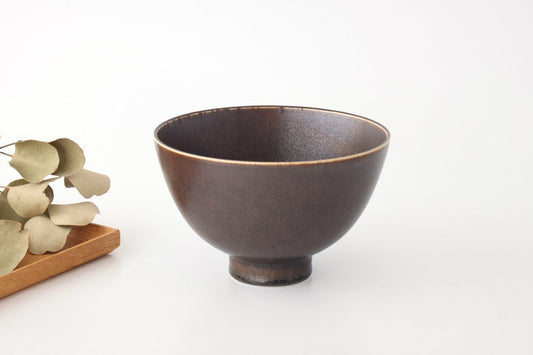 [UTSUWABI Special Order] Donburi Bowl Bronze L | Mino Ware